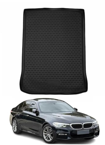 OMAC Kofferraummatte Kofferraumwanne kompatibel mit BMW 5er M5 Limo G30 F90 2016-2023 Gummi TPE