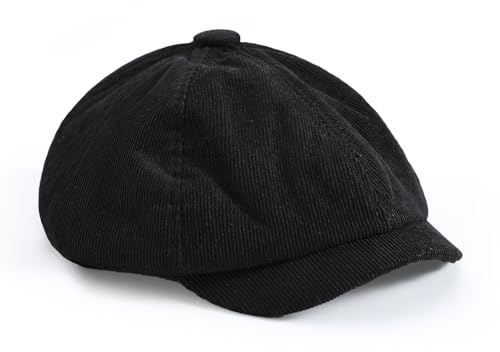 Dalababa 8 Panel Flat Cap, Classic Ivy Style Gatsby Beret Baker Boy Hat, Adjustable Irish Baseball Golf Driving Hunting Newsboy Hat for Men Women, 55-59 CM