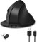 2.4G Ergonomische Maus Kabellos, USB Vertikale Maus Funkmaus für Laptop, Optische Vertical Mouse 800/1200/1600 DPI, Wiederaufladbare Wireless Ergonomic Mouse für PC Mac Windows, 5 Tasten