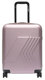 K-Way Trolley in Policarbonato, Rosa, 55 x 38 x 22 cm, 39L, 4 Ruote Spinner, Chiusura TSA