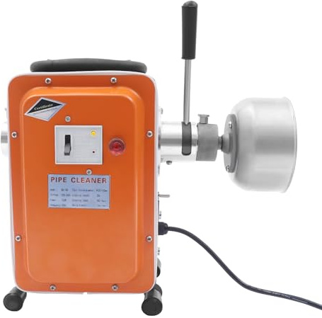 750 W/1 000 W elektrisk rörrengöringsmaskin 20 mm 30 m rörrengöringsspiral – för Ø 20–150 mm rörledningar, avloppsrengörare, rengöring (1 000 W)