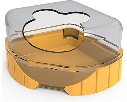 Zolux - 1 Maison de Toilette pour Petits rongeurs. Rody3 Couleur Banane. Taille 14.3 cm x 10.5 cm x 7 cm pour Rongeur. - ZO-206040