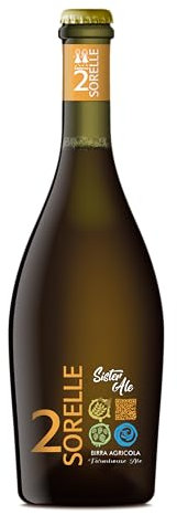 2 Sorelle Sister Ale, Birra Agricola Bionda, Prodotta con Metodo Artigianale, 750ml - 750 ml