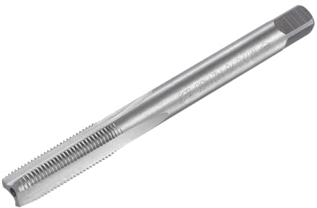 sourcing map Macho Fresado Rosca Roscado M7 x 0,75, Métrico Izquierda Mano Máquina HSS (Alta Velocidad Acero) Sin Recubrimiento 3 Rectas Ranuras Tornillo Rosca H2 Tolerancia