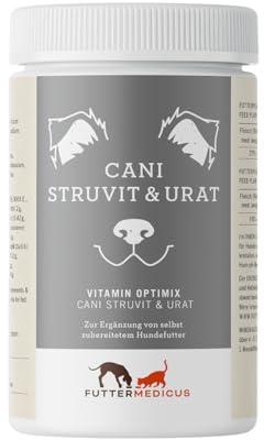 Futtermedicus Vitamin Optimix Cani Struvit & Urat | 500 g | Ergänzungsfuttermittel für Hunde | Für Koch- und TeilBARF-Rationen