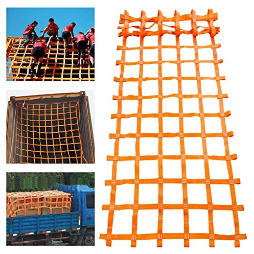 Splenlife Filet Corde ExtéRieur sur Mesure,Filet Grimper Slackline Parcours Ninja Warrior Enfant Maisonnette Exterieur Balancoire Prise Escalade Mur d Aires de Jeux,pour Portique, multi-colored