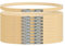 ANNTIM 10 Stück Runder Stickrahmen 20 cm, Embroidery Hoop, Bambus Stickrahmen Holz 20 cm, Kreuzstich Ring Stickrahmen Holz Set für Kunsthandwerk Handliches Nähen, DIY Handwerk Nähen