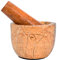 Divit Shilp Mortar and Pestle, Made of Heavy Duty Polished Hard Stone, Natural Stone Grinder For Spices, Pastes, Herbs, Seasoning etc. (Bidasar)