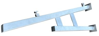 Edelstahl Vordachkonsole Vordach Träger Vordachhalter Türvordach für Glas Massiv 100 cm verschweisste kappen vorne