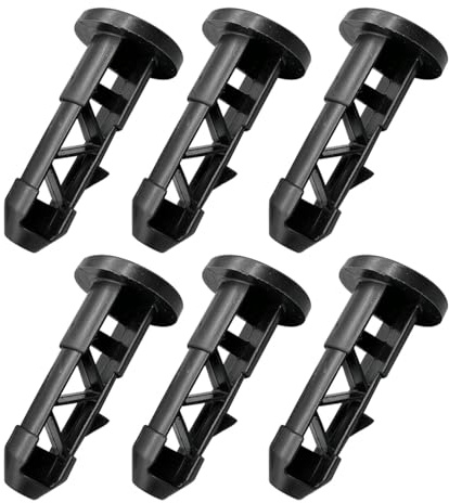 Scharnierstifte für Mülltonnendeckel, solide Mülltonnendeckel, Verbindungsstifte für Hof und Außenbereich, 50/80/100/120/240 l, Haushalt und gewerbliche Mülltonnen, 65 mm x 33 mm, 6 Stück