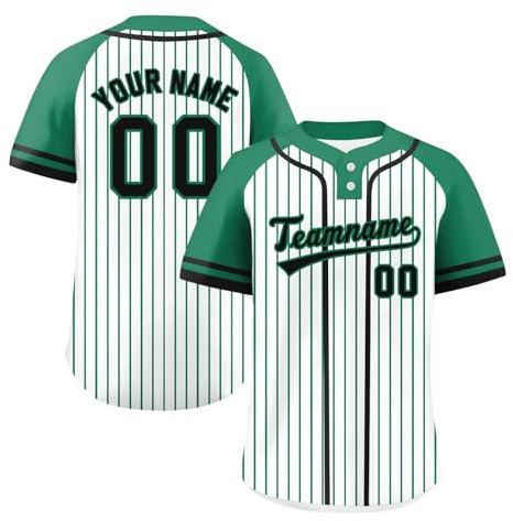 Personalised Baseball Jersey for Men Women Youth Preschool Customise Name/Number/Logo Button Down Short Sleeve Tops Quick Dry Custom Baseball Shirt Jerseys
