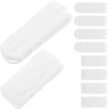 Genérico Pinzas para Sellar Bolsas de Alimentos al Vacío 10 Piezas 5 de 37 CM 5 de 3 CM de Plástico Reutilizables Cierre Hermético Portátil para Almacenamiento de Snacks Verduras y