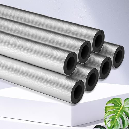 Gaine Isolante de Tuyau Anti-Gel et Calorifuge,Tubes d'Isolation Thermique,Protection Contre l'Humidité de Tuyaux d'Isolation,Convient pour Tuyau de 22-114 Mm de Diamètre (76x30mm/3x1.2in)