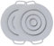 2 Pezzi Coperchio Universale Silicone,Culinario Coperchio Per La Protezione Dal Traboccamento,Coperchio Paraspruzzi Per Evitare Fuoriuscite Di Liquidi,Per Pentole Dal Diametro Di 15-25Cm (Grigio)