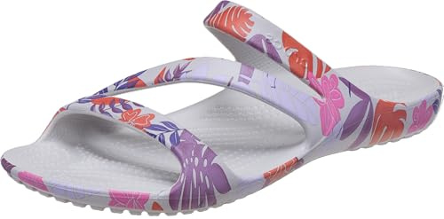 Crocs Women's Kadee II Sandals, Tropical Pearl White, 7