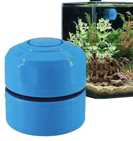 Magnetische Bürste für Aquarien, Glasreiniger, Algenschaber, Glasreiniger, Aquarium-Reinigungswerkzeuge mit Magnet, Fleckenschrubber, Aquarium-Reinigungswerkzeug für Glasfenster