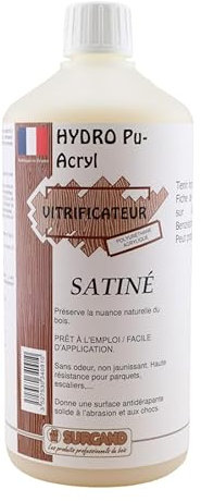 VITRIFICATEUR HYDRO PU-ACRYL SATINE / VERNIS NORME JOUETS EN 71-3 (1 L)
