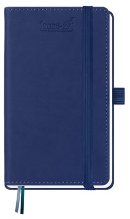 BEZEND Agenda 2026 2027 Settimanale Tascabile A6 15,5 x 9 cm