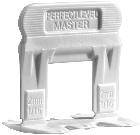 T-Lock PERFECT LEVEL MASTER Professional Anti lippage Tile Leveling System - Spacers Only - Red Wedges Not Included and Sold Separately (500, 2mm)
