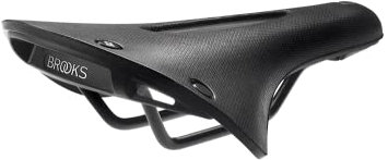 Brooks Fahrradsattel Cambium C-19 Allwetter-Carved, Schwarz, L 275 x B 184 x H 57 mm