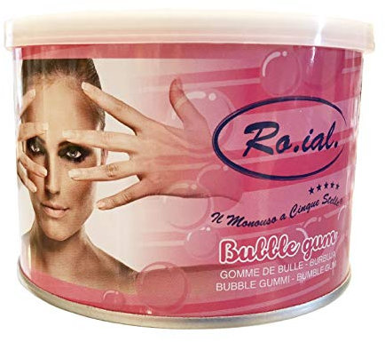 Ro.ial Bubble Gum Warmwachs/Heißwachs Dose für Haarentfernung - für empfindliche Hauttypen - 400 ml !