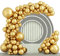 Luftballon Set, 100 Stück Gold Ballon Girlande Verschiedene Größen 45 30 25 15 cm, Ballongirlande Helium Ballons Deko für Verlobung Hochzeit Baby Shower Geburtstag Party Dekoration