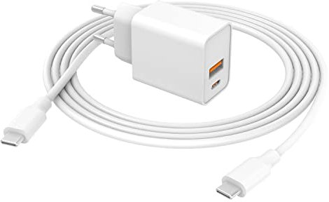 30W Ladegerät Ladekabel Passend für Google Pixel 9 8 7 6 9a 8a 7a 6a 9 Pro, für Sony Xperia 1 5 10 VI V III II, für iPad 30 Watt Schnellladegerät Netzteil