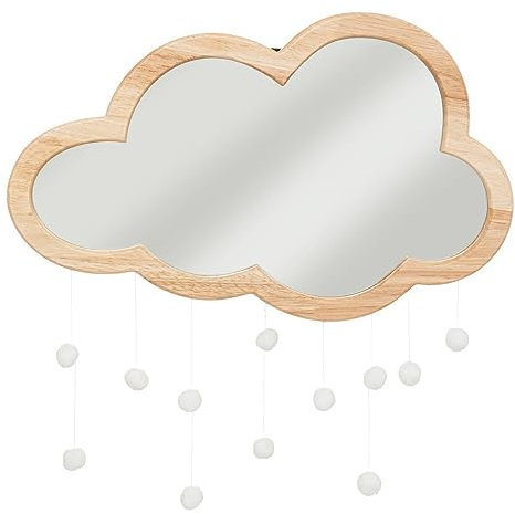 ATMOSPHERA CREATEUR D'INTERIEUR - Specchio a Nuvola in Legno 40x36cm