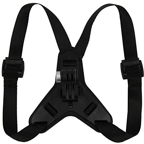 Qukaim Soporte de barbilla frontal para casco de motocicleta, soporte de correa fija para Hero 9, 8, 7, 6, 5, negro, Osmo Action, ONE, ajustable, ajuste seguro