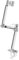 predolo Bike Rack with Handlebar Clamp, Golf Cart Mount, Road Bikes, Outdoor, 3 Sections