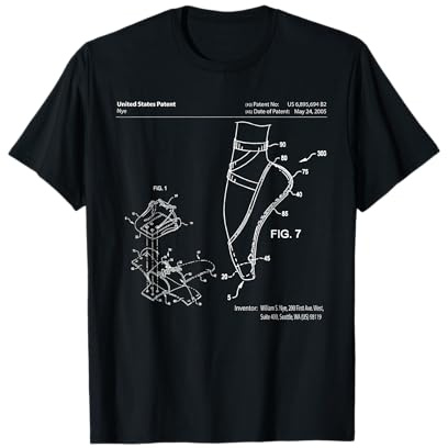 Patent Pointe Dance Studio Ballet Shoes T-Shirt