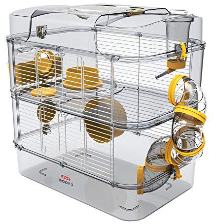 Zolux Käfig für Hamster, Mäuse, Rennmäuse, 3 Zoll Duo, Long 41 cm x larg 27 cm x haut 40.5 cm.