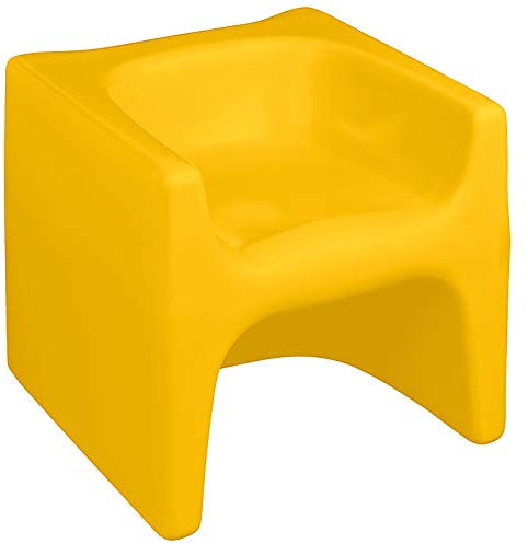 esku DADU Kinderhocker mit DREI Sitzhöhen für Innen- und Außenbereich | wetterfester Wendehocker für Kinder | kippstabil, abwaschbar, UV-stabil in vielen schönen Farben