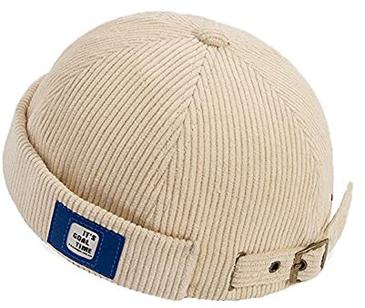 YAMEE Cap Herren Hut Damen Docker-Cap Unisex Docker Mütze Hafenmütze Seemannsmütze Herrenhut Bikercap Hat Wandermütze Seemannskappe（Kappenumfang：56-58cm）