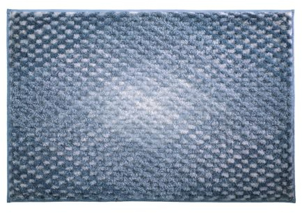 Kleine Wolke Badmatta Cory, färg: marinblå, material: 100% polyester, storlek: 70 x 120 cm
