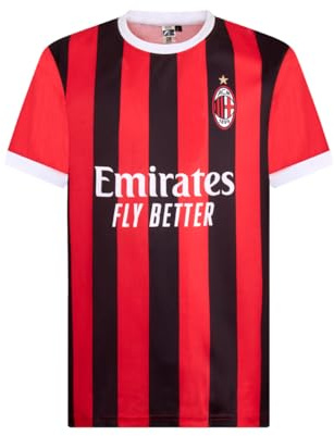 AC Milan Camiseta de Fútbol Réplica Estadio, Temporada 2024/2025, Home, Jersey de Fútbol, S