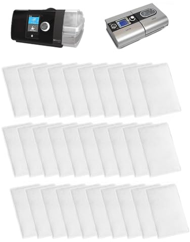 DIFLAX 30 Piezas Algodón Filtrante, Esponja Filtrante, Acuario Filtro, Filtro Pecera, Filtration Bioquímica, Para Acuario & Estanque (10 x 10 x 1,3 cm)