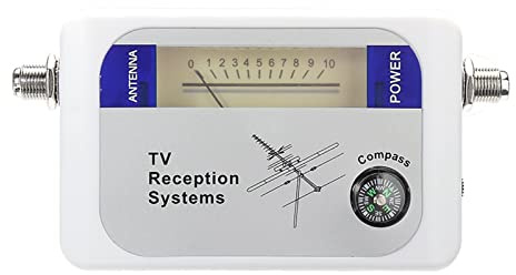 Buscador de satélite DVB-T, Amplificador señal TV Digital, buscador con brújula, medidor Antena terrestre aérea,Larga Espera