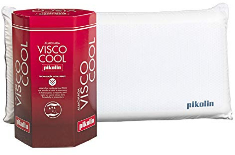 PIKOLIN Almohada Viscoelástica Premium | Firmeza Media | 70 cm | Refrescante Tecnología Cool Space | Desenfundable | VISCO Cool