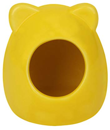 POPETPOP Accessoire Cage Hamster Hamster en Céramique Refroidissement Bain de Sable Refuge pour Gerbilles Pigeons Autres Petits Petite Maison Chinchilla
