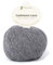 PASCUALI | Bio Cashmere Lace. Strickwolle aus 100% Kaschmirwolle Wolle zum Stricken und Häkeln, 1 Knäuel - 25g - Farbe: Graphit 04