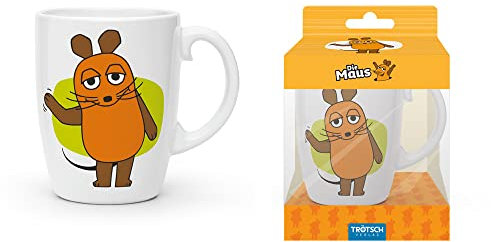 TRÖTSCH - Die Maus | Kindertasse Geschenktasse aus Porzellan: Kaffeetasse Teetasse Geschenkidee Geschenk Tasse