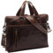 SID & VAIN große Laptoptasche mit abnehmbaren Schultergurt echt Leder - 15.4 Zoll Laptop Business-Tasche London - Umhängetasche Aktentasche extra Laptop-Hülle - Ledertasche Herren Damen braun