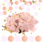 DSLSQD Glitter Rose Gold Confetti Dots, Round Tissue Paper Party Decorations for Wedding, Birthday, Engagement, Baby Shower - 1.76 oz/2.5 cm