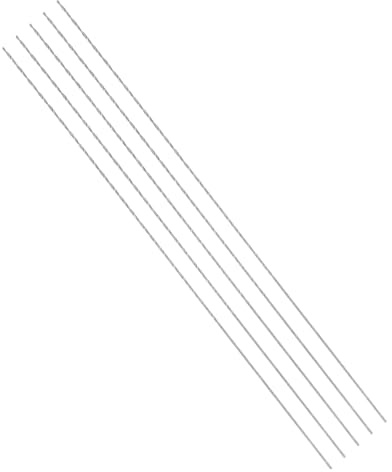 CoCud Extra Long Twist Drill Bits, 0.5mm Cutting Diameter 0.02 Shank 3.9 Length, High-Speed Steel Jobber Bit Set (Applications: for Metal Wood Plastic), 5-Pieces