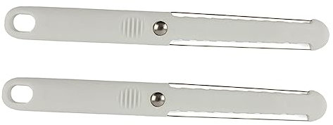 Mikinona 2stücke Käsehobel Aus Kunststoff Butterschneider Käseschneider Einfach Und Schnell Käse Schneiden Rutschfeste Griffe Platzsparend Verstauen