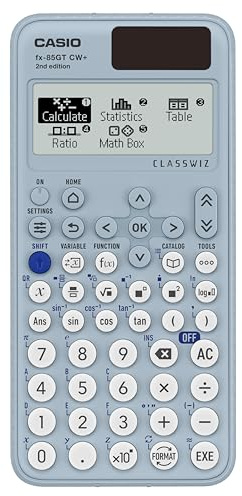 Casio fx-85GTCW+ vetenskaplig miniräknare blå (brittisk version) - Uppgradering från tidigare fx-85GTCW-modell