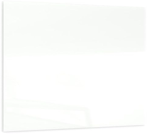 ALLboards Glasbräda magnetisk vit 120 x 90 cm, ramlös, glastavla, magnettavla, härdat glas