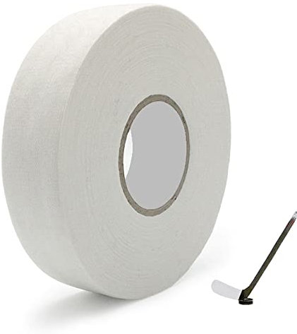 Cimown Hockey Tape - Tennis griffband - Eishockey Tape - Hockey Tape - Sport Wasserdichtes Klebeband,Geeignet für tennisschläger,Eishockey schläger,fahrradlenker2.5cm*25m(Weiß)