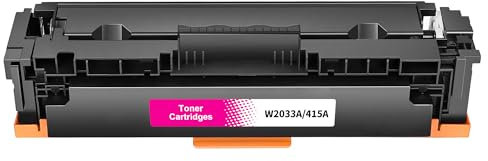 415A Toner (Mit Chip) Kompatible für HP 415A Multipack Tonerkartusche für W2030A W2032A W2030X W2031A W2033A Color Laserjet Pro MFP M479fdw Toner M479fnw M479fdn M479dw M454dn M454dw M479 (1x Magenta)